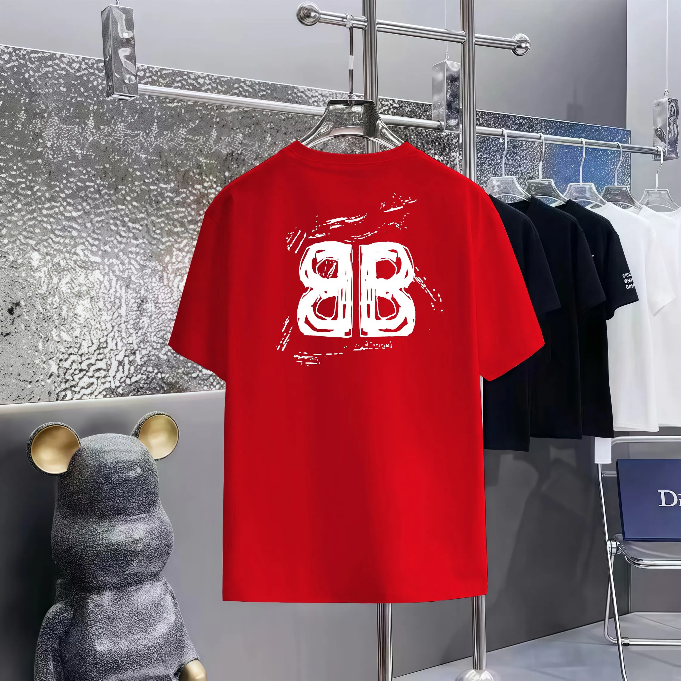Balenciaga T 1:1 300 1×1 Same Style logo OS 200 ：Black，White， ，Red， Gray Size：XS-L